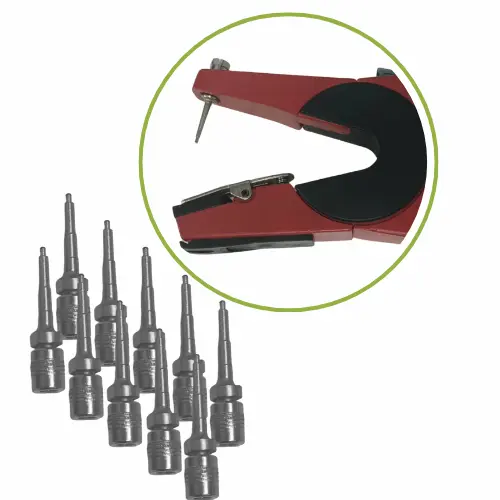 Aguja para pinza aplicadora de caravanas