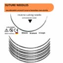 Agujas de Sutura Grandes 55mm Reutilizables