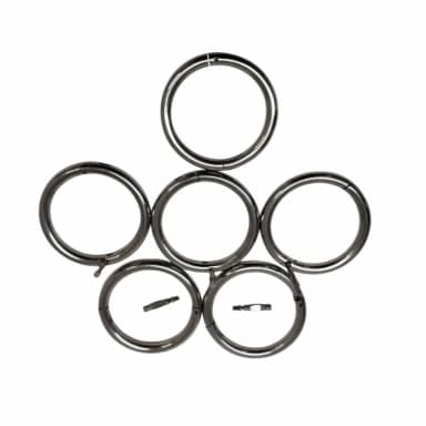 Argolla de acero inoxidable para toros 75x8