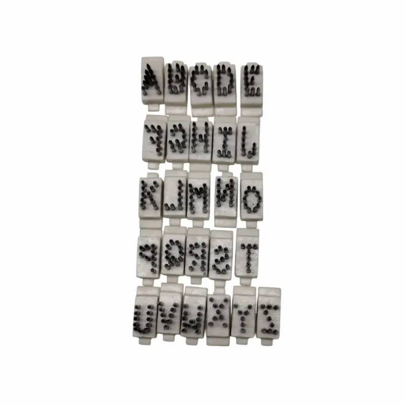 Juego de letras A-Z 3/8 compatibles con Stone