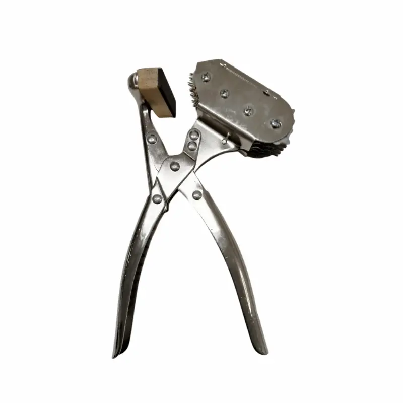 Pinza tatuadora rotativa de 5 casilleros con números de acero Pinza tatuadora rotativa de 5 casilleros con números de acero